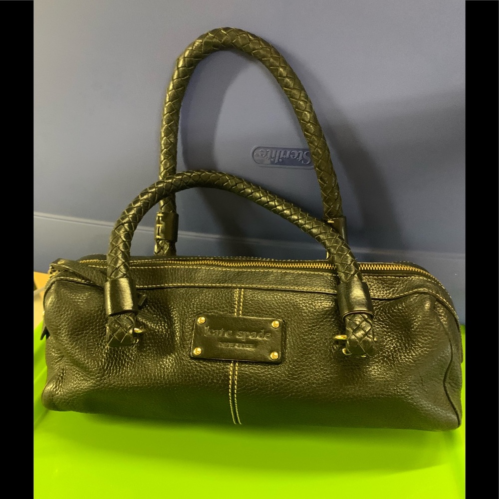 Vintage Kate Spade Dr Bag purse. Black leather